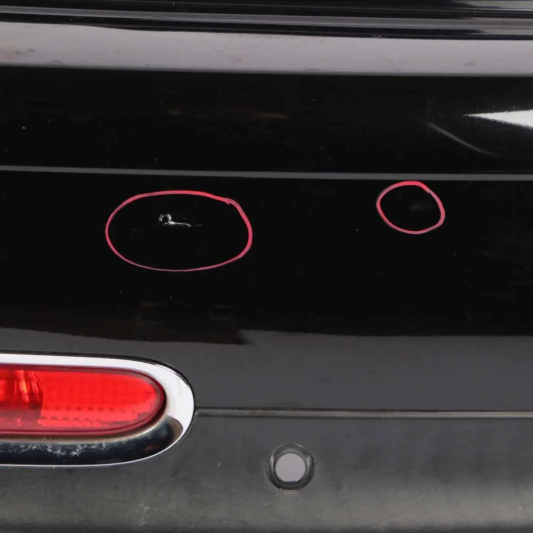 Mini R57 Rear Bumper Cabrio Trim Panel PDC Midnight Black Metallic - A94 - SKU 2156693-MNB1 - Part number 2156693