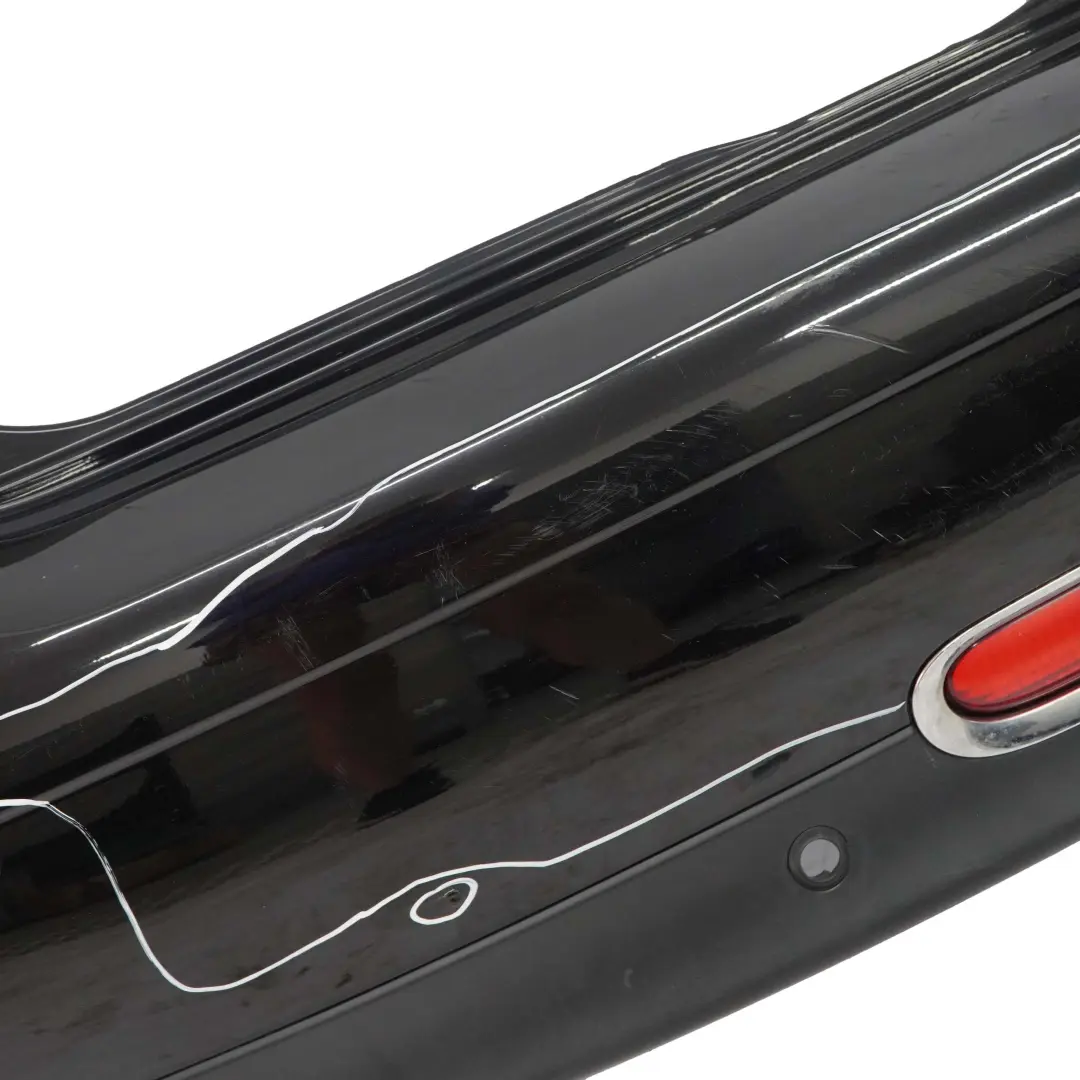 Bumper Cabrio Trim Panel Midnight Black Metallic - A94 to Mini R57 Rear with Part number 2156693 Mini R57 Rear Bumper Cabrio Trim Panel Midnight Black Metallic - A94 - SKU 2156693-MNB - Part number 2156693