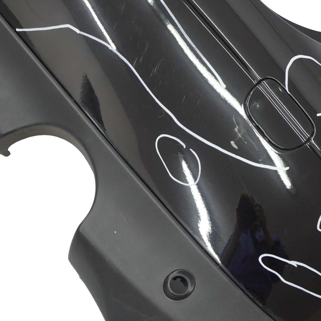 Bumper Cabrio Trim Panel Midnight Black Metallic - A94 to Mini R57 Rear with Part number 2156693 Mini R57 Rear Bumper Cabrio Trim Panel Midnight Black Metallic - A94 - SKU 2156693-MNB - Part number 2156693