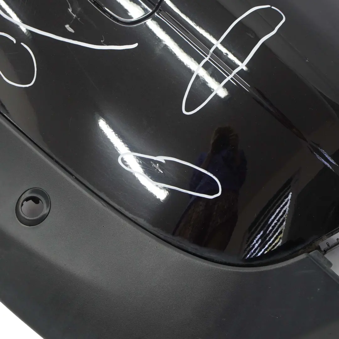 Bumper Cabrio Trim Panel Midnight Black Metallic - A94 to Mini R57 Rear with Part number 2156693 Mini R57 Rear Bumper Cabrio Trim Panel Midnight Black Metallic - A94 - SKU 2156693-MNB - Part number 2156693