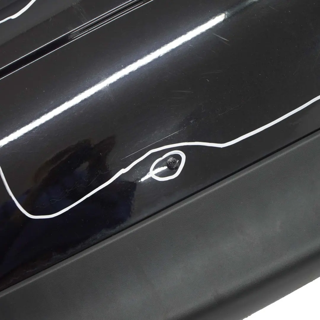 Mini R57 Rear Bumper Cabrio Trim Panel Midnight Black Metallic - A94 - SKU 2156693-MNB - Part number 2156693