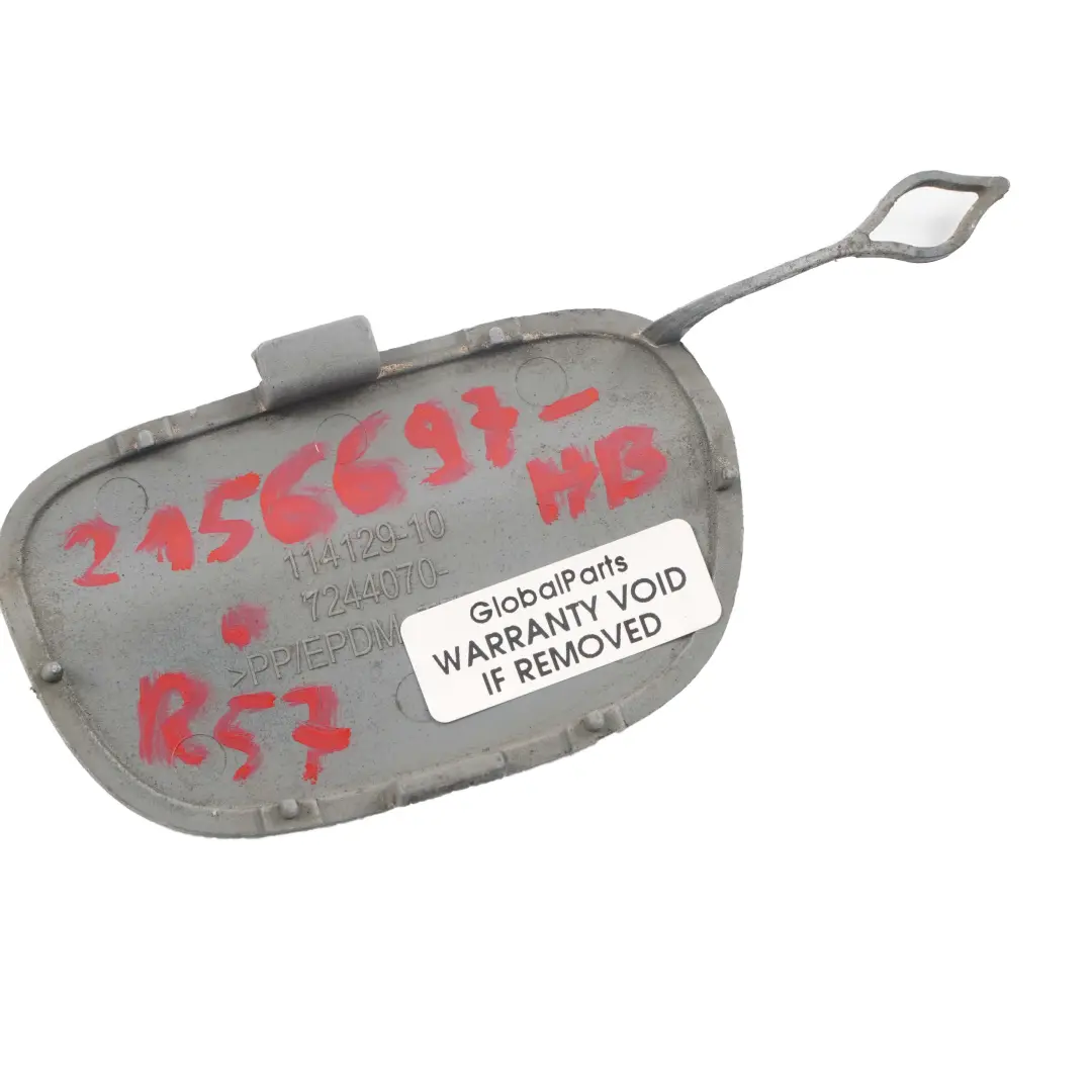 Rear Bumper Cover Mini R57 N12 Flap Towing Left N/S Horizon Blue A93 7244070 - SKU 2156697-HB - Part number 0430257