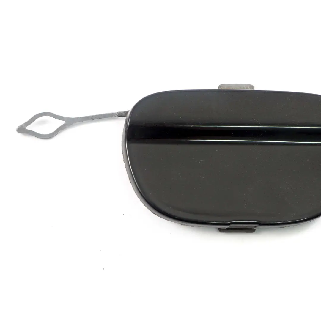 Bumper Cover Flap Towing Left N/S Midnight Black - A94 7244070 Mini R57 Rear - SKU 2156697-MNB - Part number 0430257