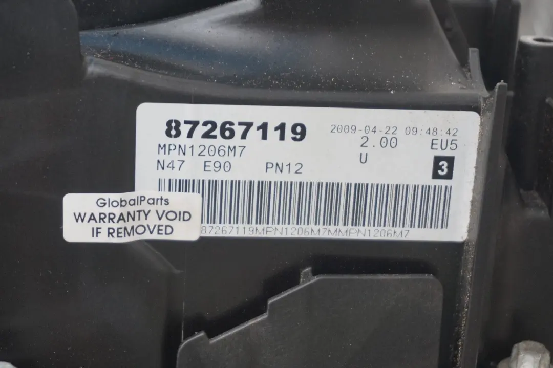 BMW E81 E87 LCI E90 E91 120d 320d N47 Bare Engine N47D20C New Timing WARRANTY - SKU 2157057-1 - Part number 2157057
