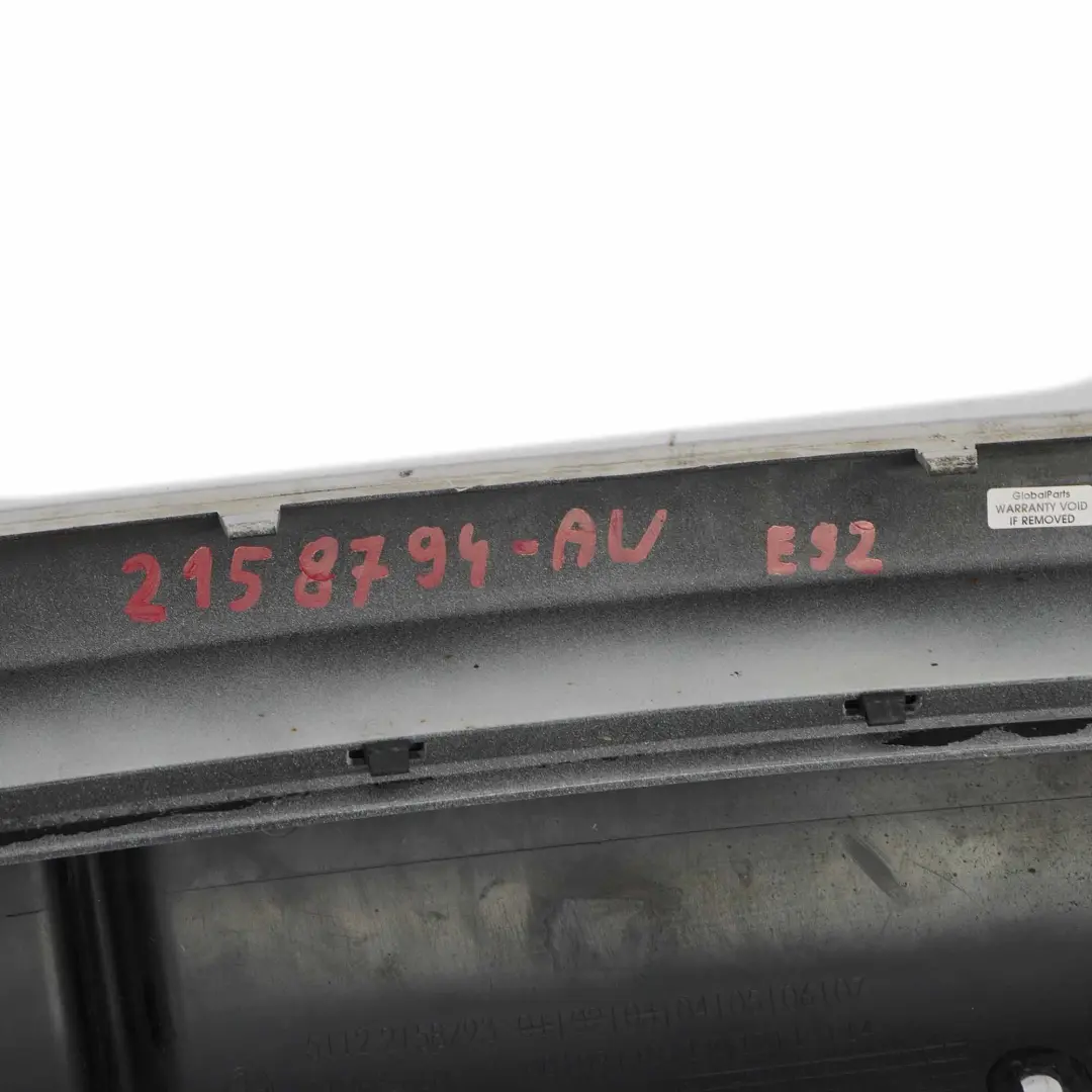 BMW E92 E93 Dokładka Zderzaka Dyfuzor Tył M-Pakiet - SKU 2158794 - Numer Części 2158794