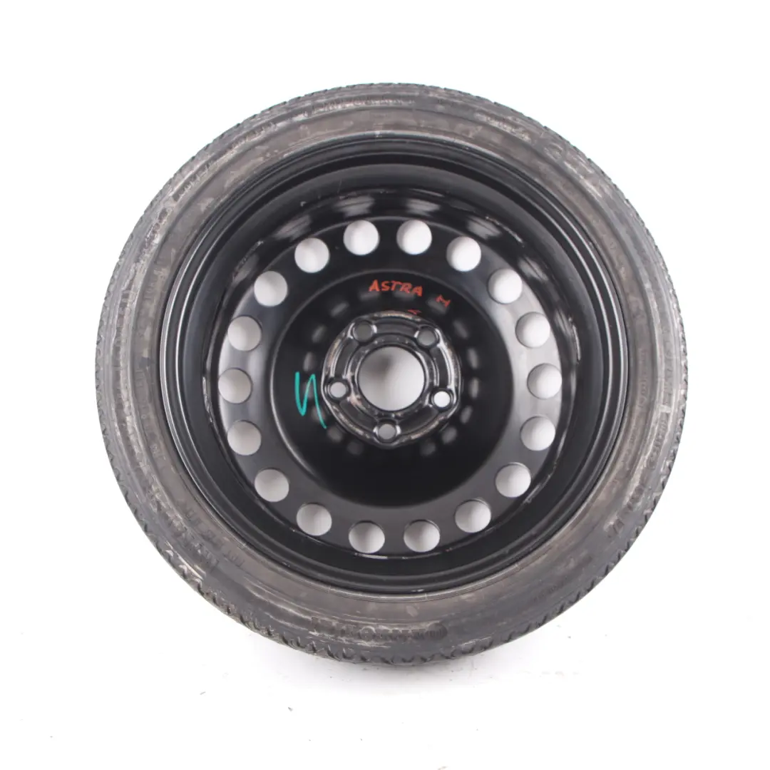 Roue secours Opel Astra H Roue compacte Acier R16 4J Continental 115/70 - SKU 2160115 - Numéro de pièce 2160115