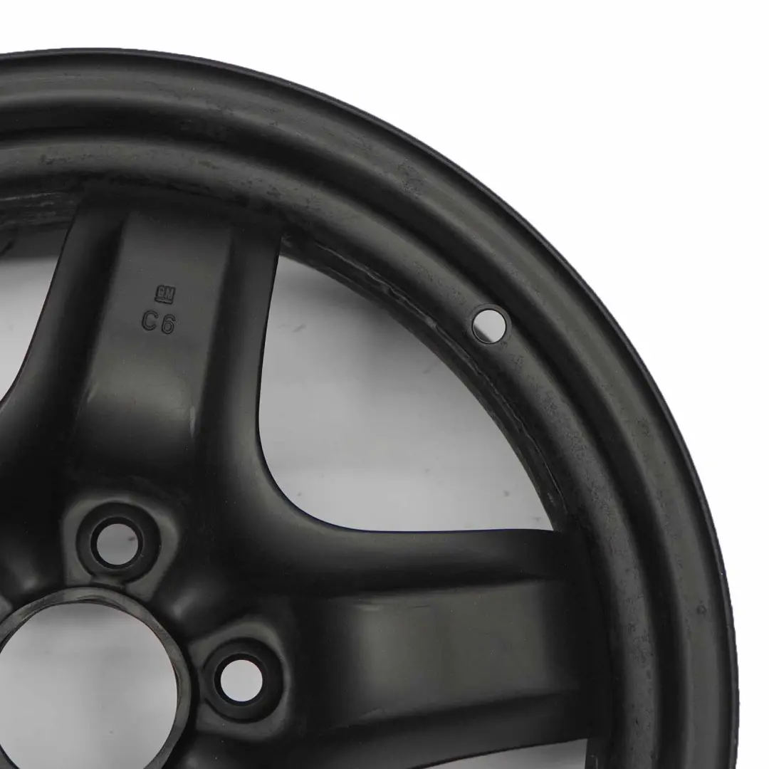 Spare Wheel Vauxhall Astra H Black Wheel Steel Rim R16 6,5J ET:39 to with Part number 2160131 Spare Wheel Vauxhall Astra H Black Wheel Steel Rim R16 6,5J ET:39 - SKU 2160131 - Part number 2160131