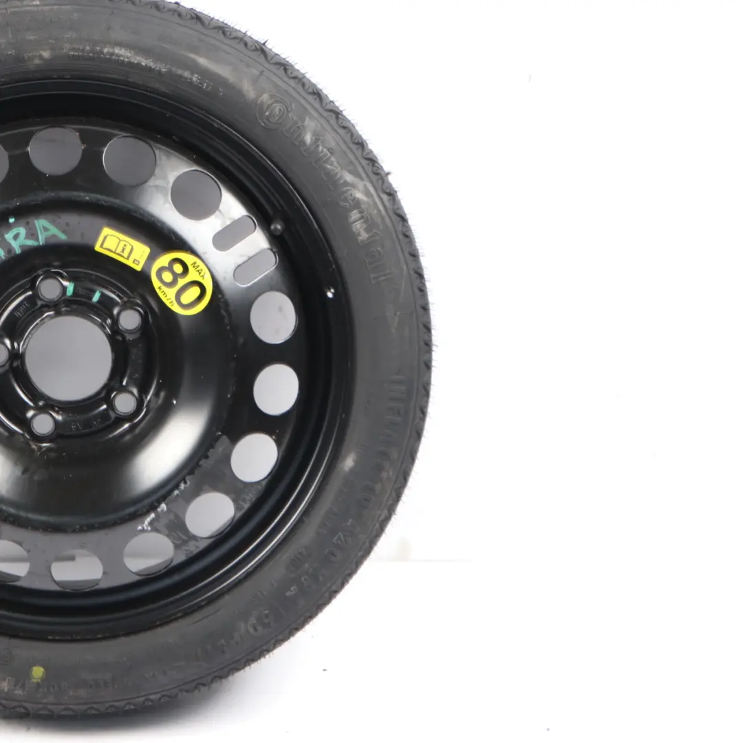  Spare Wheel Vauxhall Astra H Wheel Steel R16 4J ET:41 Continental 115/70 - SKU 2160132 - Part number 2160132