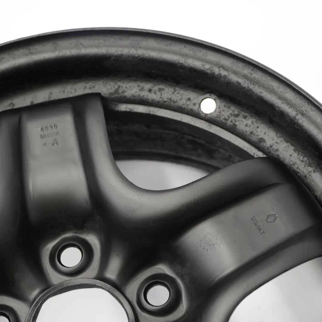 Schwarz Stahlfelge 16" ET:47 6,5J 5x114,3 für Renault Scenic 3 III mit Teilenummer 2160720 Renault Scenic 3 III Schwarz Stahlfelge 16" ET:47 6,5J 5x114,3 - SKU 2160720 - Teilenummer 2160720