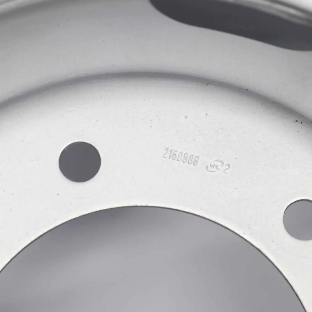 Steel Wheel Rim 16" ET:105,5 5J to Ford Transit Silver with Part number 2160808 Ford Transit Silver Steel Wheel Rim 16" ET:105,5 5J - SKU 2160808 - Part number 2160808