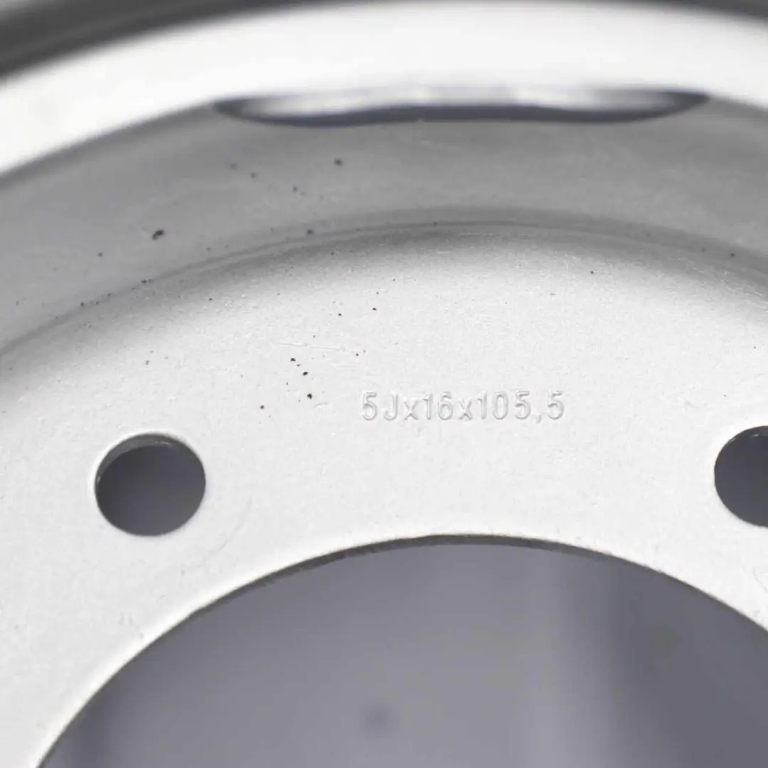 Ford Transit Argento Cerchio in acciaio 16" ET:105,5 5J - SKU 2160808 - Numero di parte 2160808