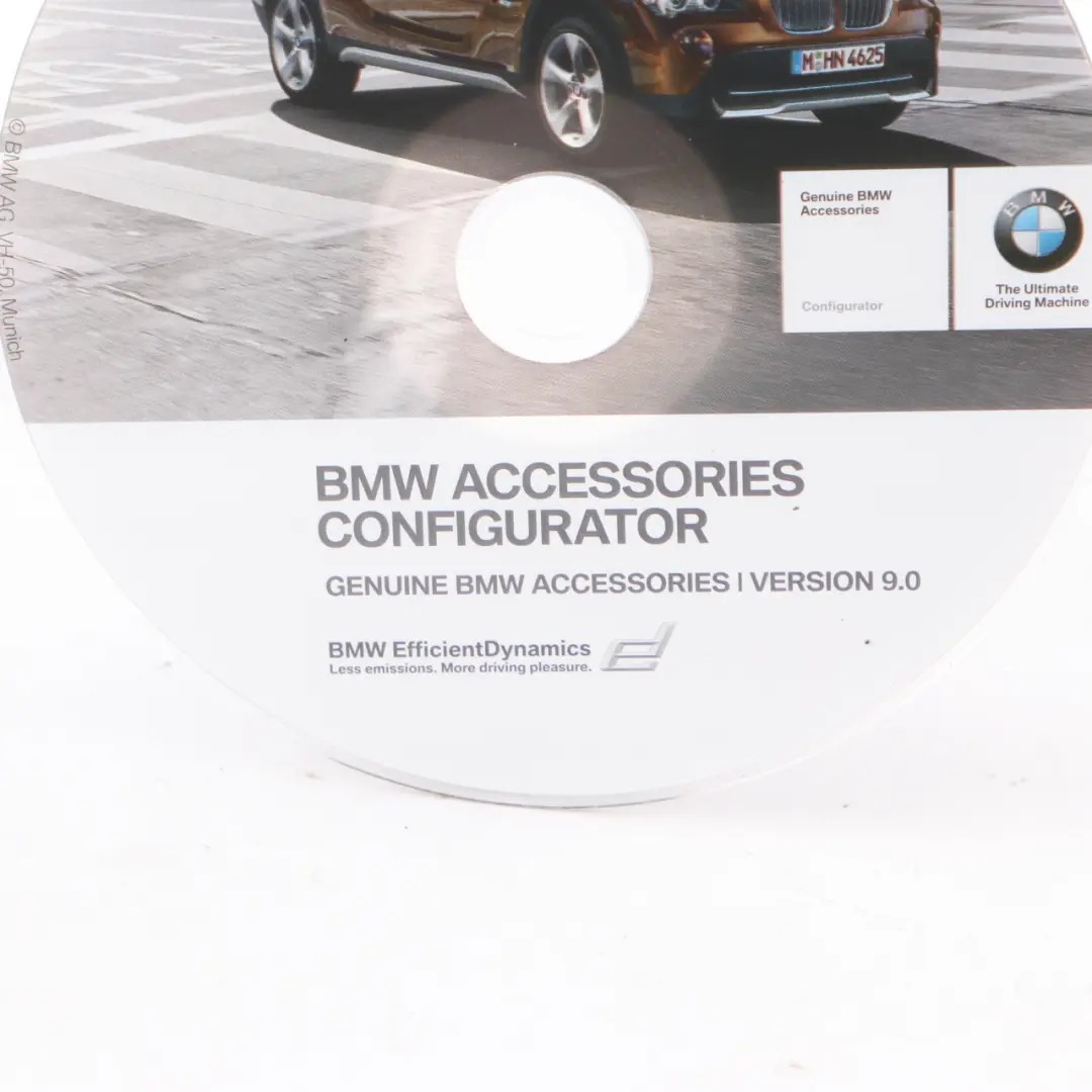 Accessories Configurator Disc CD Version 9.0 to BMW with Part number 2163607 BMW Accessories Configurator Disc CD Version 9.0 - SKU 2163607-1 - Part number 2163607