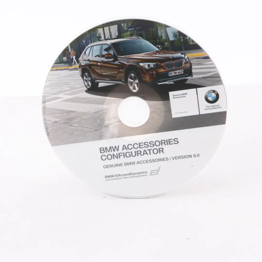 BMW Accessories Configurator Disc CD Version 9.0 - SKU 2163607-1 - Part number 2163607