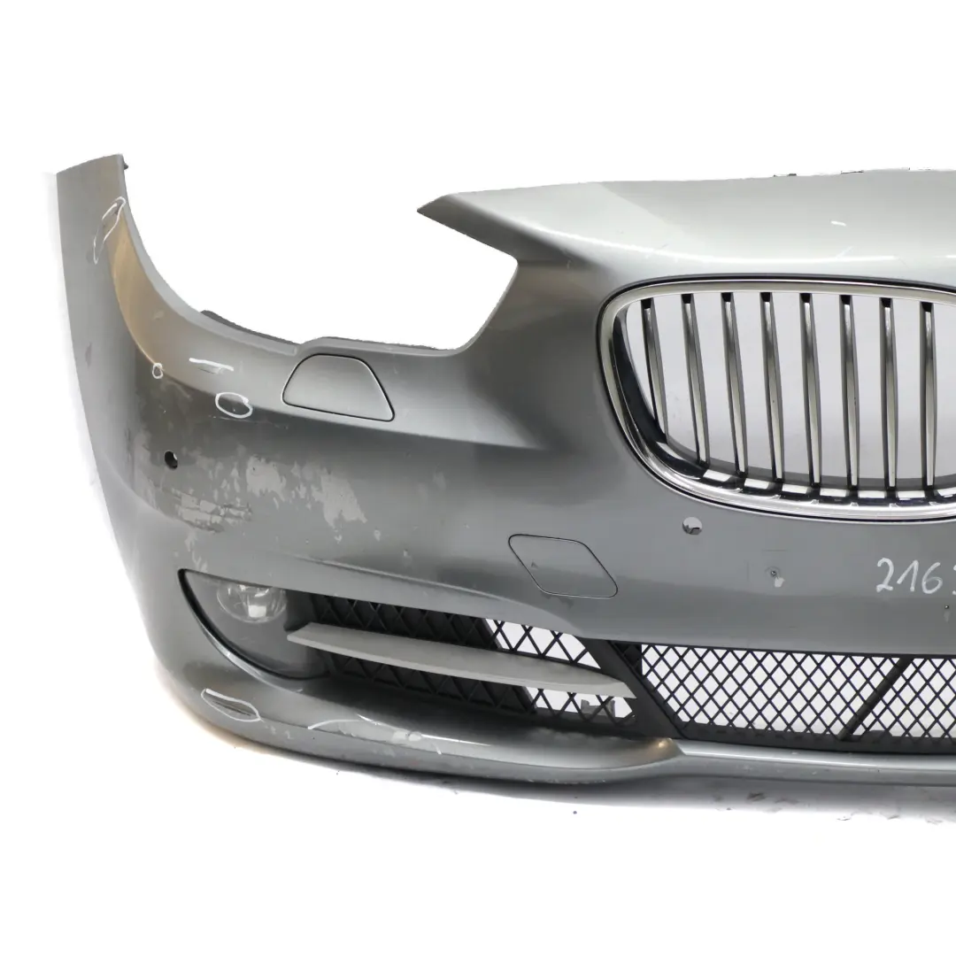 BMW F07 GT Front Bumper Trim Panel Spacegrau Space Grey Metallic - A52 - SKU 2163763-SCG - Part number 7285961