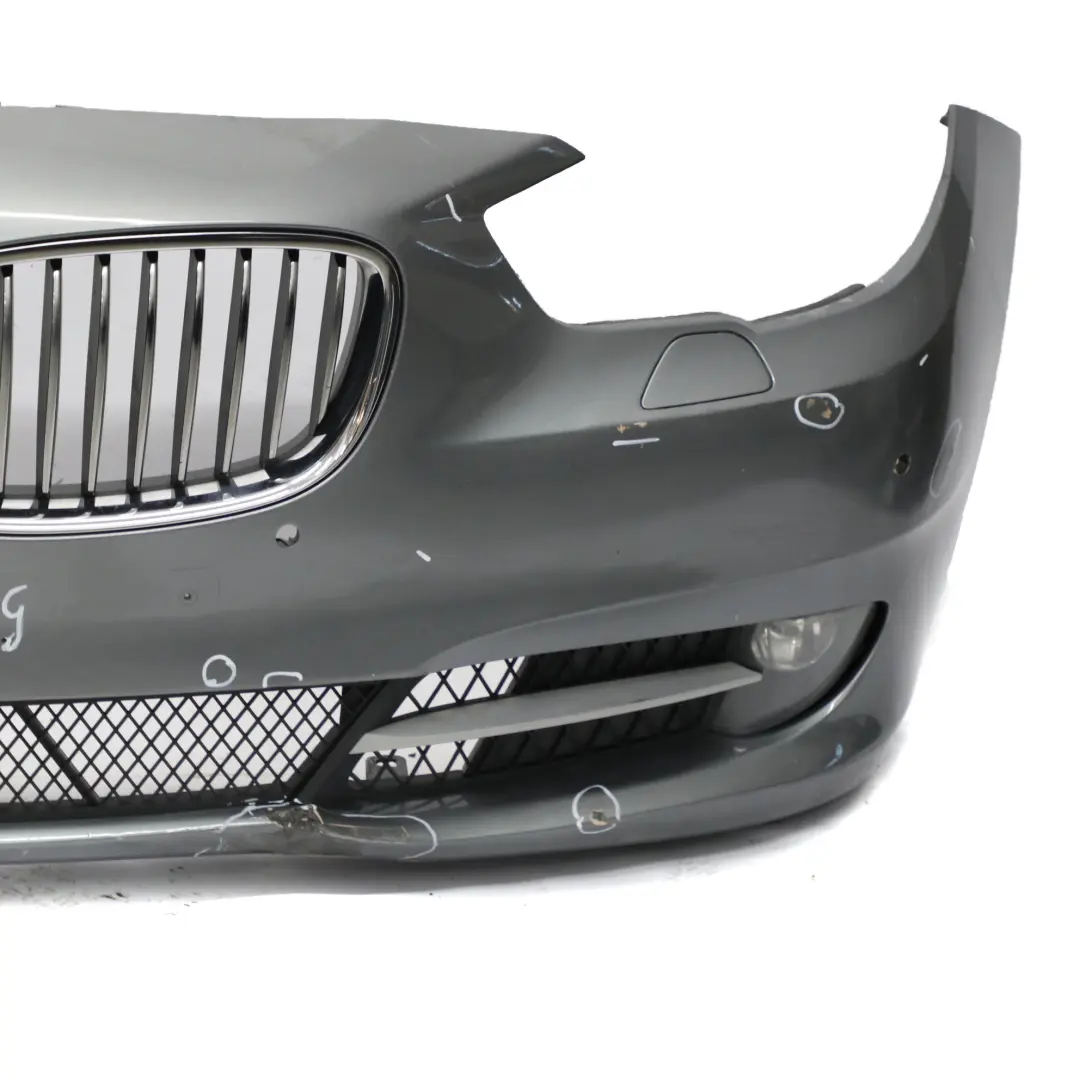 Front Bumper Trim Panel Spacegrau Space Grey Metallic - A52 to BMW F07 GT with Part number 7285961 BMW F07 GT Front Bumper Trim Panel Spacegrau Space Grey Metallic - A52 - SKU 2163763-SCG - Part number 7285961