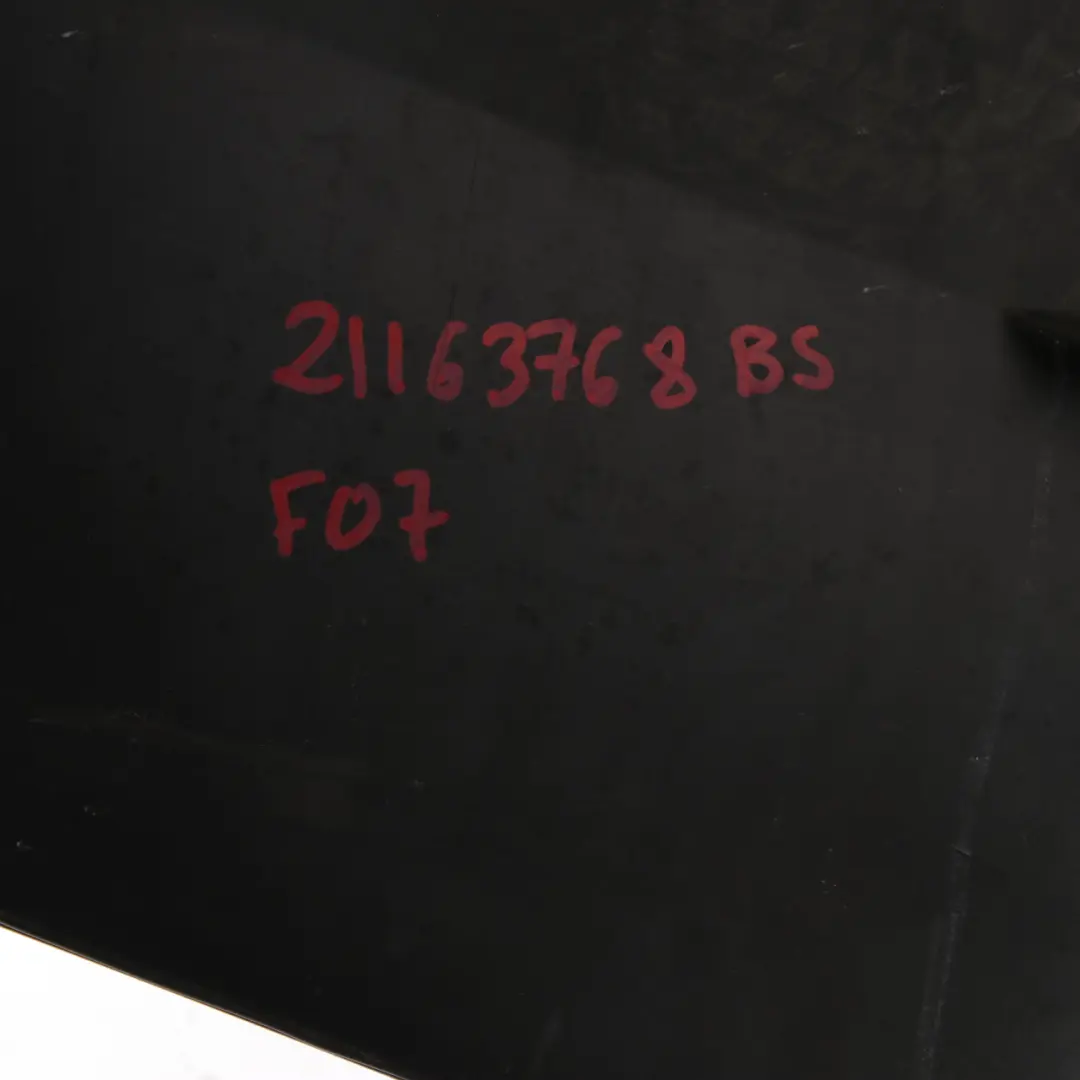 Bumper Rear BMW F07 GT Complete Trim Panel Black Sapphire Metallic - 475 to with Part number 0038882 Bumper Rear BMW F07 GT Complete Trim Panel Black Sapphire Metallic - 475 - SKU 2163768-BS - Part number 0038882