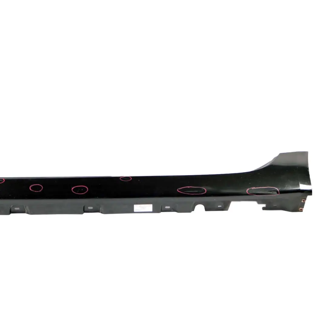 BMW F07 GT Side Skirt Door Sill Panel Left N/S Black Sapphire Metallic - 475 - SKU 2163782-BS - Part number 2163782