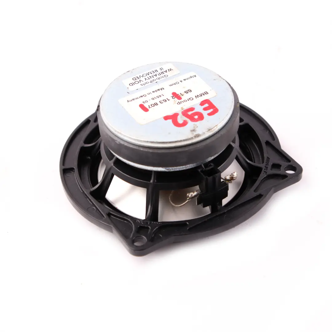 Mid-Range Loudspeaker Midtone Speaker to BMW E92 with Part number 0445687 BMW E92 Mid-Range Loudspeaker Midtone Speaker - SKU 2163807 - Part number 0445687