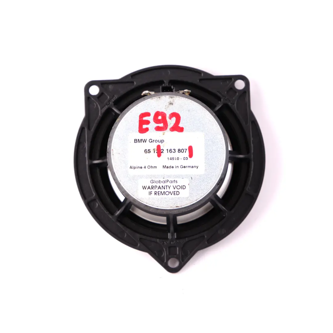 BMW E92 Mid-Range Loudspeaker Midtone Speaker - SKU 2163807 - Part number 0445687