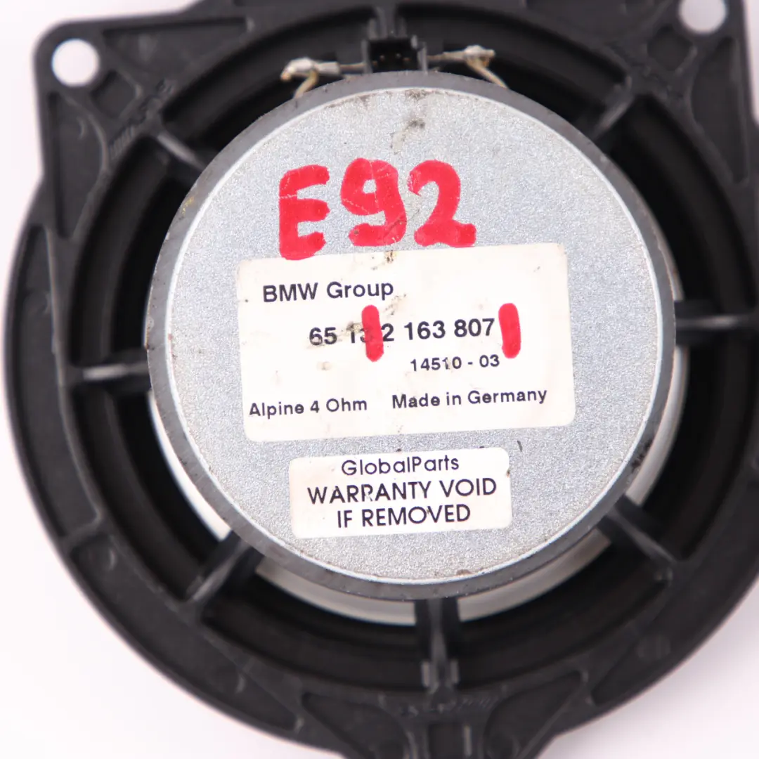 BMW E92 Mid-Range Loudspeaker Midtone Speaker - SKU 2163807 - Part number 0445687