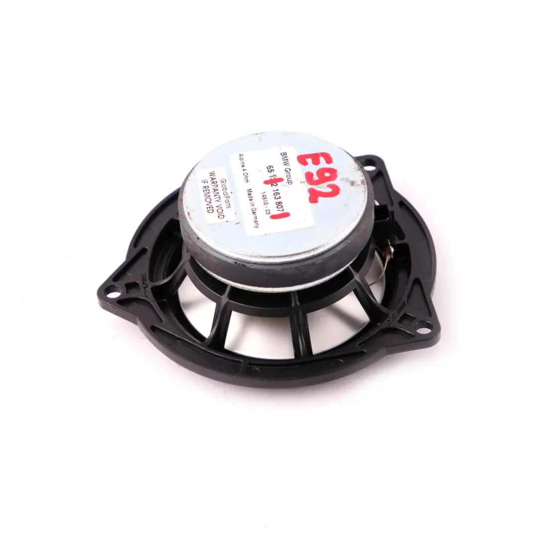 Altavoz de rango medio Midtone Speaker para BMW E92 con número de pieza 0445687 BMW E92 Altavoz de rango medio Midtone Speaker - SKU 2163807 - Número de pieza 0445687