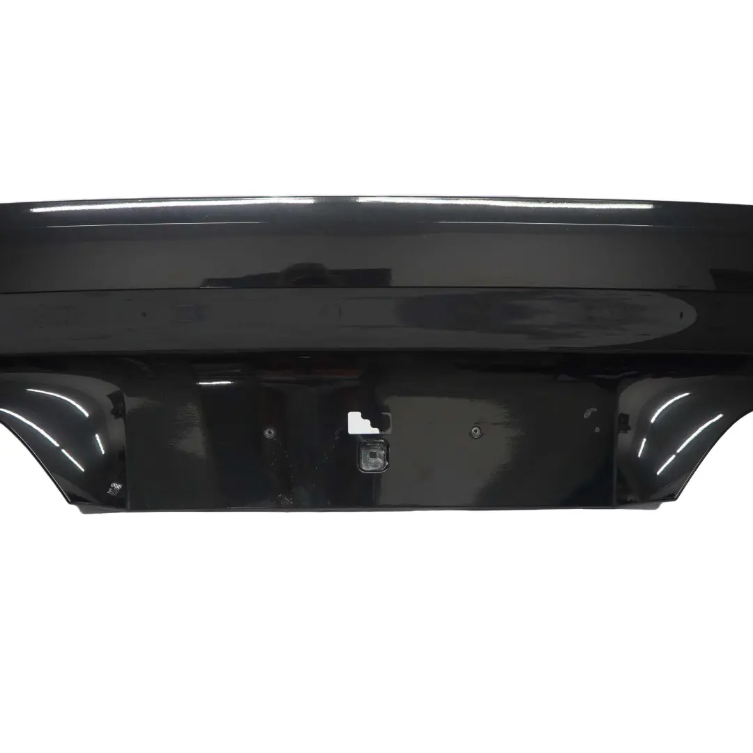 BMW F07 Boot Trunk Lid Tailgate Finisher Trim Panel Cover Black Sapphire - 475 - SKU 2166088-BS1 - Número de pieza 2166088