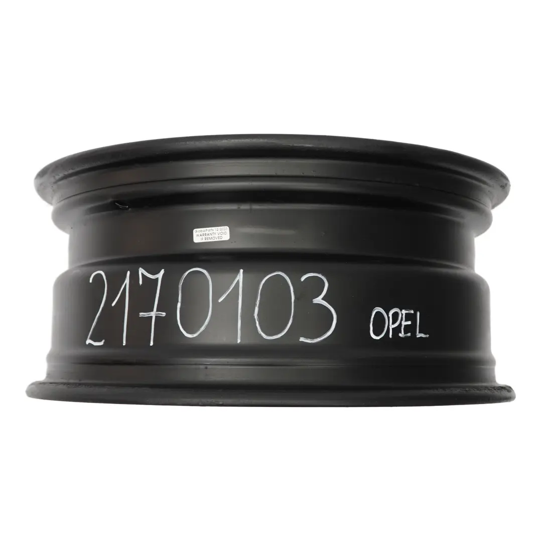 Llanta de Acero Negra 17" ET:41 7J para Opel Insignia A con número de pieza 2170103 Opel Insignia A Llanta de Acero Negra 17" ET:41 7J - SKU 2170103 - Número de pieza 2170103