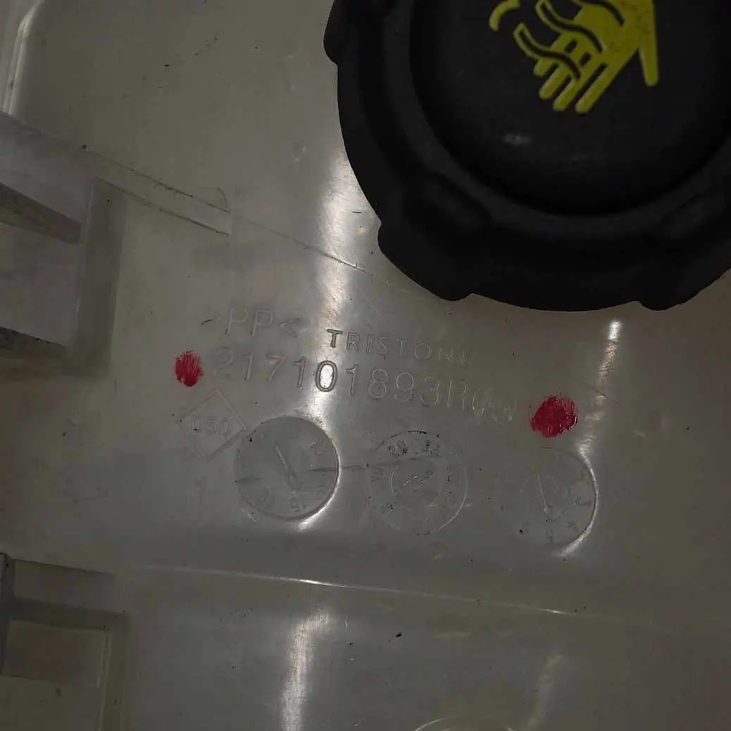  Serbatoio espansione Renault Trafic 3 Vivaro B Bottiglia liquido - SKU 217101893R - Numero di parte 217101893R
