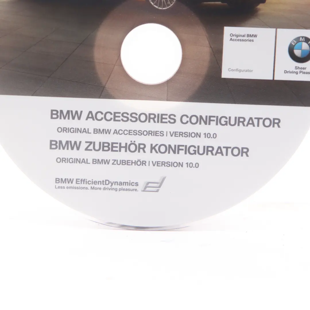 BMW Accessories Configurator Disc CD Version 10.0 - SKU 2180497-2 - Part number 2180497