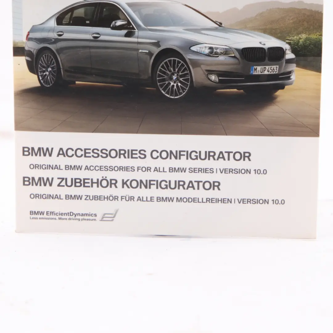 BMW Accessories Configurator Disc CD Version 10.0 - SKU 2180497-2 - Part number 2180497