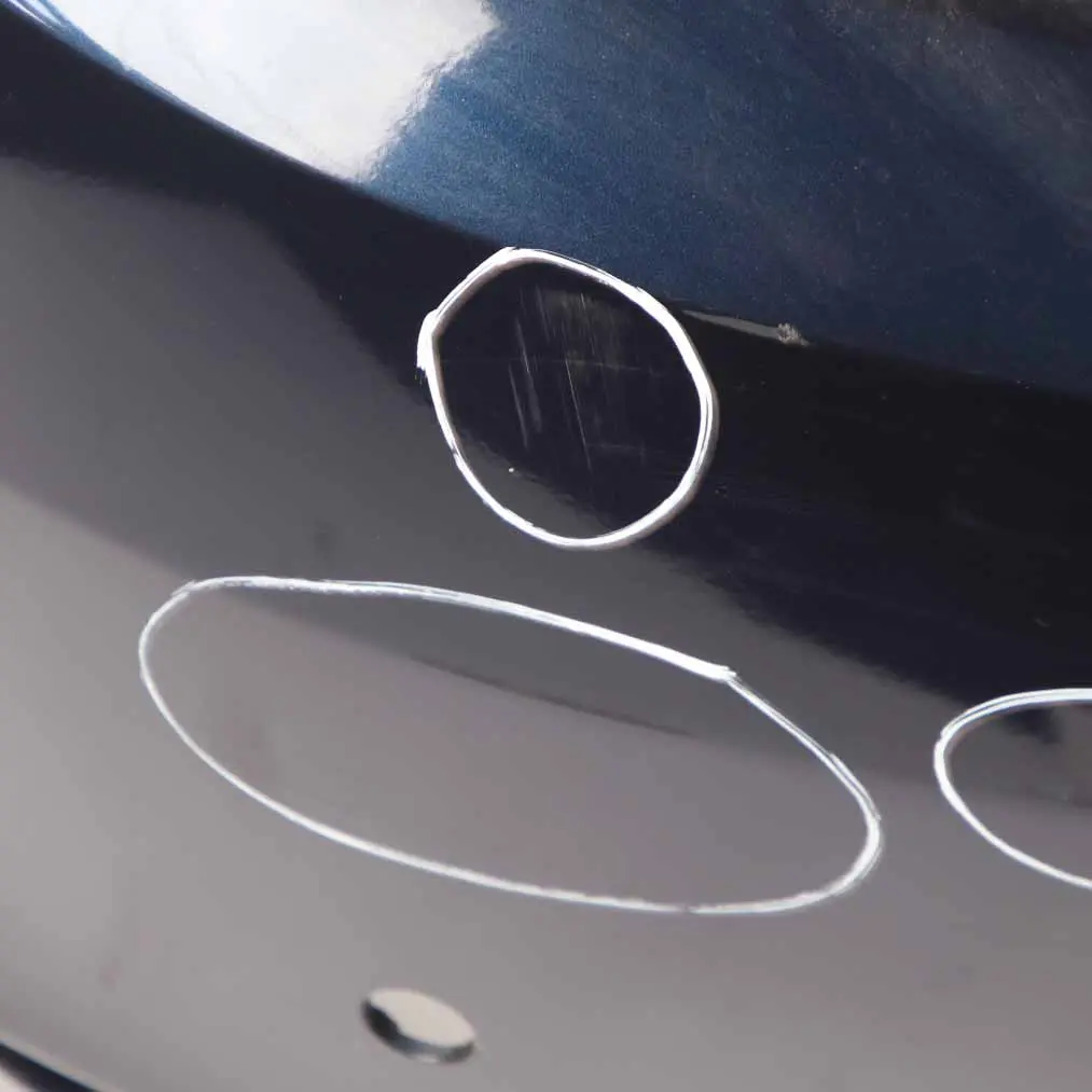 BMW F10 Rear Bumper Panel PDC Covering Imperial Blue Metallic - A89 - SKU 2182408-IBB - Part number 2182408