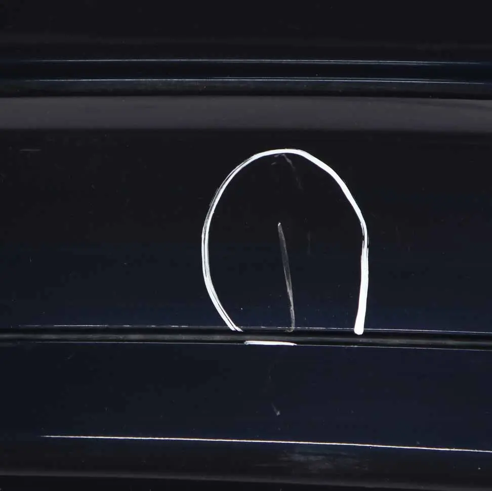 BMW F10 Rear Bumper Panel PDC Covering Imperial Blue Metallic - A89 - SKU 2182408-IBB - Part number 2182408