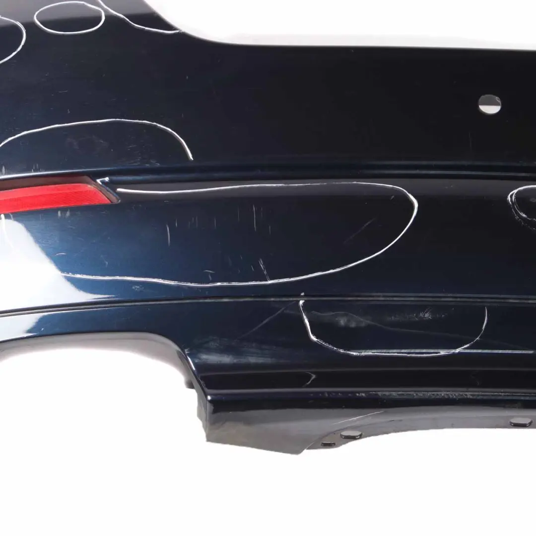 BMW F10 Rear Bumper Panel PDC Covering Imperial Blue Metallic - A89 - SKU 2182408-IBB - Part number 2182408