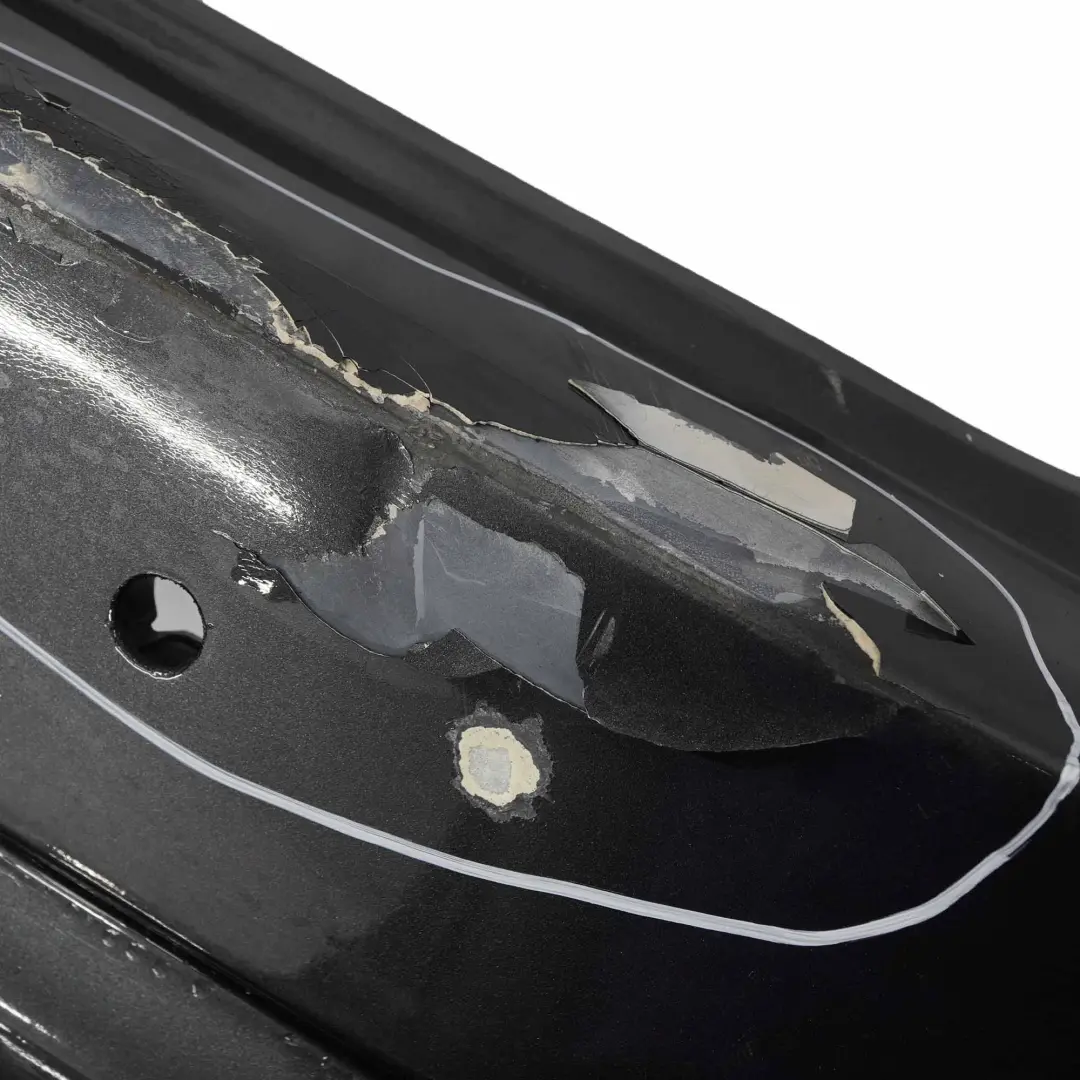 BMW F10 Rear Bumper Panel PDC Covering Sophistograu Grey Metallic - B90 - SKU 2182408-SOP - Part number 2182408
