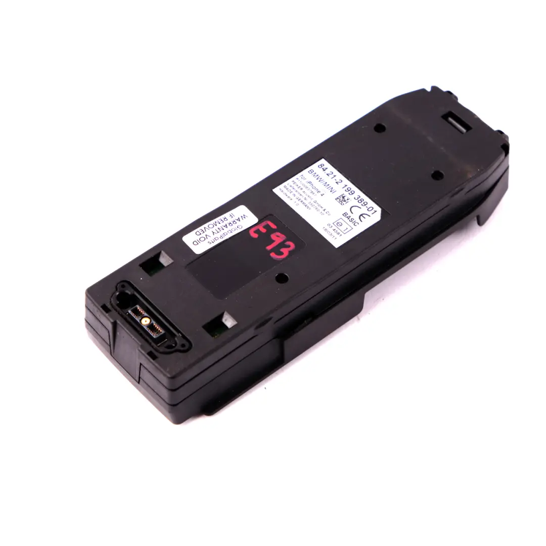 BMW 1 3 5 E60 E81 E87 E90 F20 F30 Snap-in Adapter Basic Telephone Iphone 4 4S - SKU 2199389 - Part number 2199389