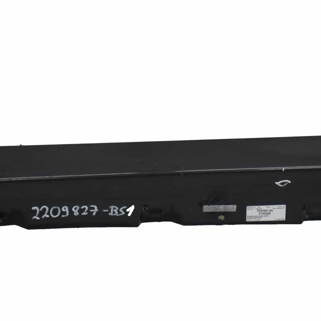 BMW F10 Bas de caisse latéral gauche Panneau de recouvrement Noir Saphir - 475 - SKU 2209827-BS1 - Numéro de pièce 2209827