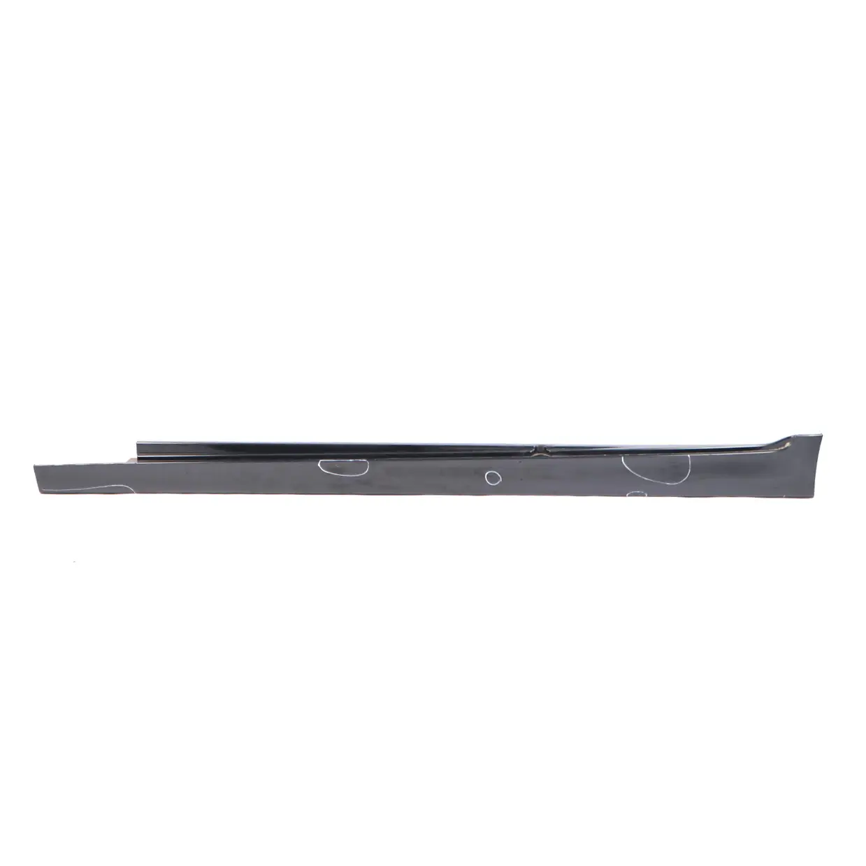 BMW F10 F11 Türschweller Abdeckung Blende Links Saphirschwarz Metallic 475