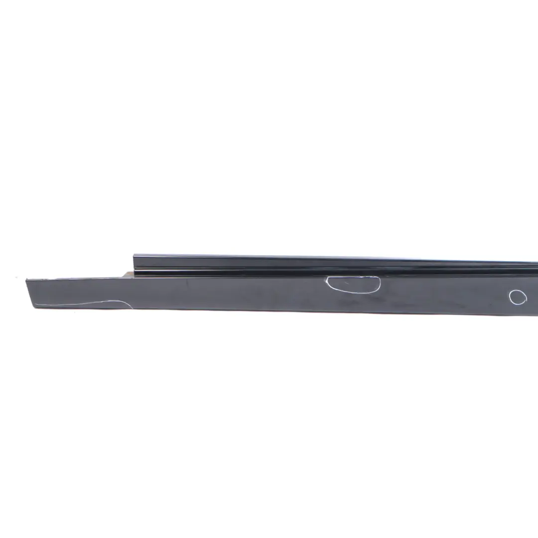 BMW F10 F11 Türschweller Abdeckung Blende Links Saphirschwarz Metallic 475 - SKU 2209827-BS - Teilenummer 2209827