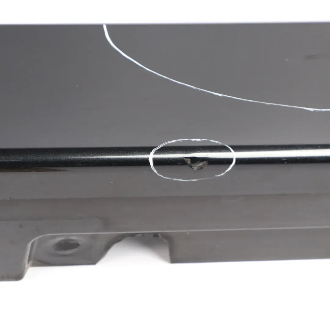 BMW F10 F11 Copri Soglia Porta Pannello Sinistro Nero Zaffiro Metallizzato 475 - SKU 2209827-BS - Numero di parte 2209827