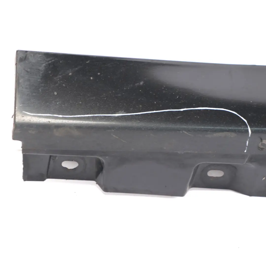 BMW F10 F11 Door Sill Cover Skirt Panel Left N/S Black Sapphire Metallic 475 - SKU 2209827-BS - Part number 2209827