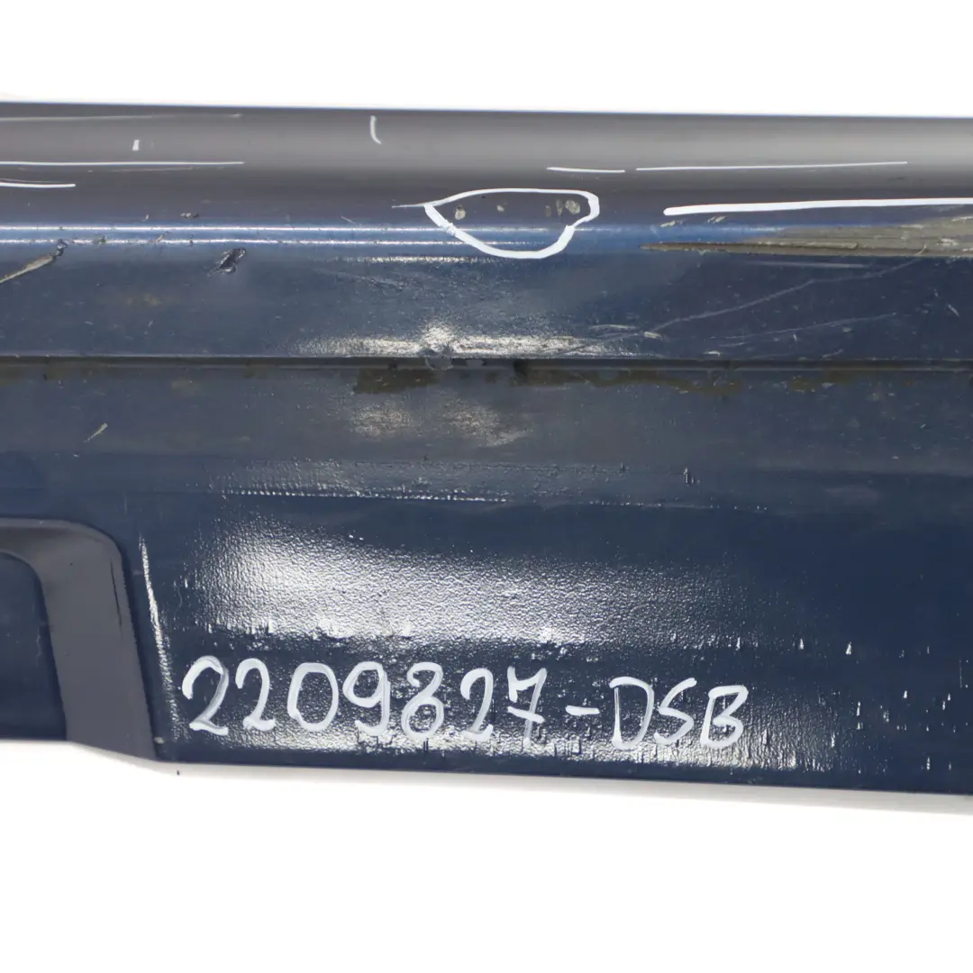 BMW F10 F11 Seitenschwellerabdeckung Türschwellerabdeckung links Tiefseeblau A76 - SKU 2209827-DSB - Teilenummer 2209827