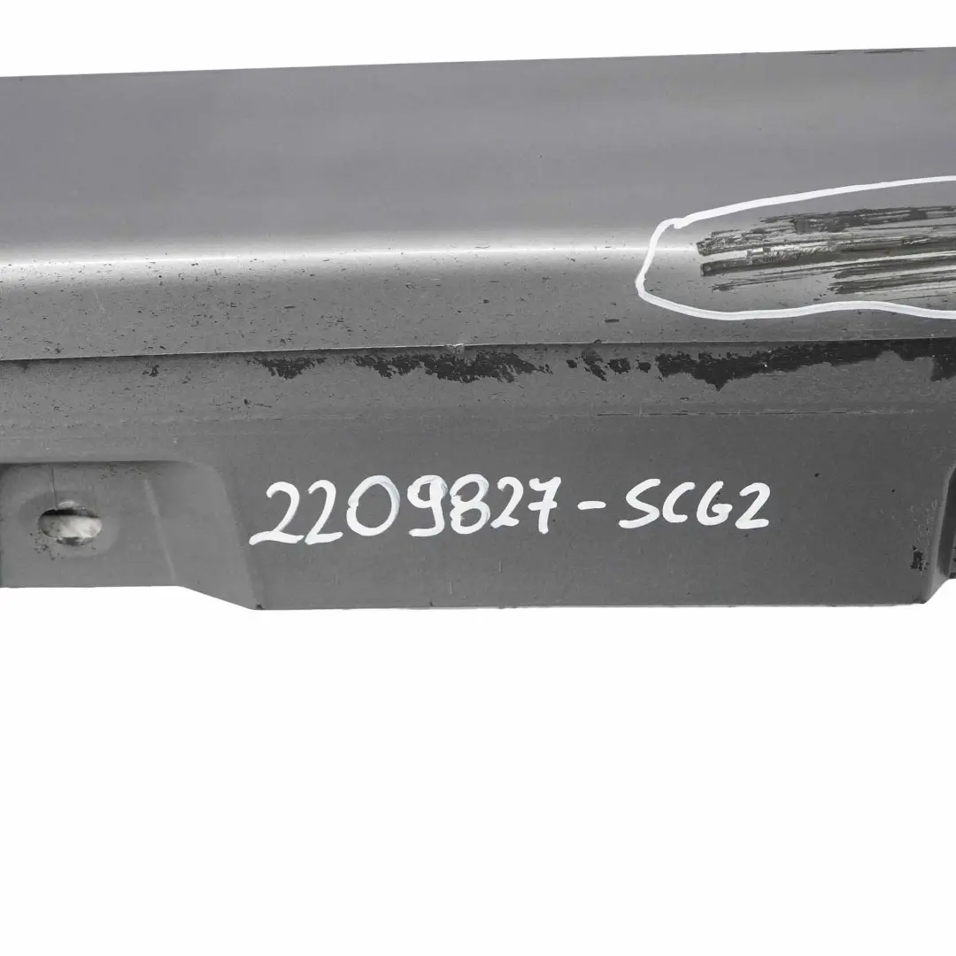 BMW F10 F11 Side Skirt Door Sill Cover Panel Left N/S Spacegrau Space Grey - A52 - SKU 2209827-SCG2 - Part number 2209827