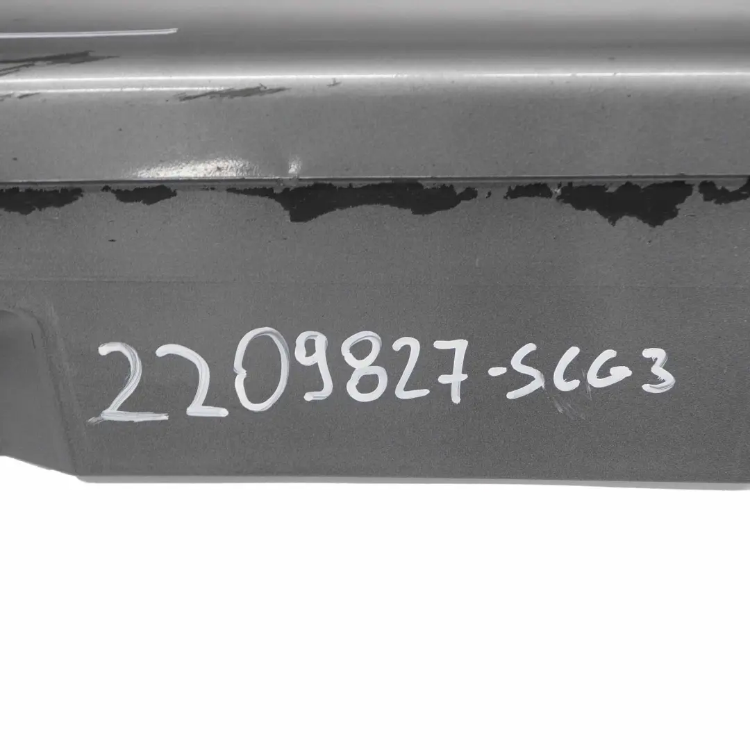 BMW F10 F11 Side Skirt Door Sill Cover Panel Left N/S Spacegrau Space Grey - A52 - SKU 2209827-SCG3 - Part number 2209827