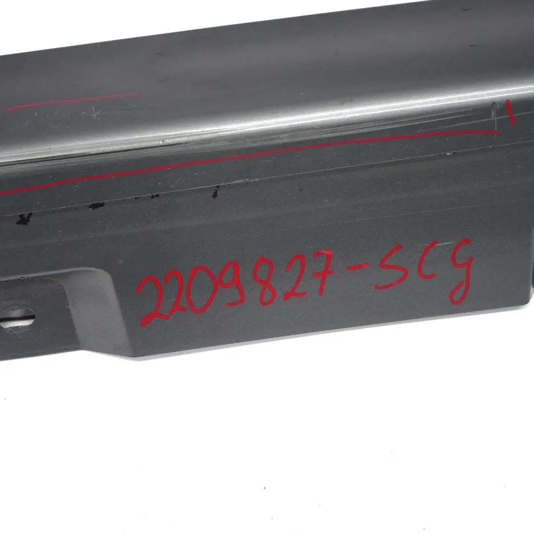 Side Skirt Left N/S Door Sill Cover Panel Spacegrau Space Grey - A52 to BMW F10 F11 with Part number 2209827 BMW F10 F11 Side Skirt Left N/S Door Sill Cover Panel Spacegrau Space Grey - A52 - SKU 2209827-SCG - Part number 2209827