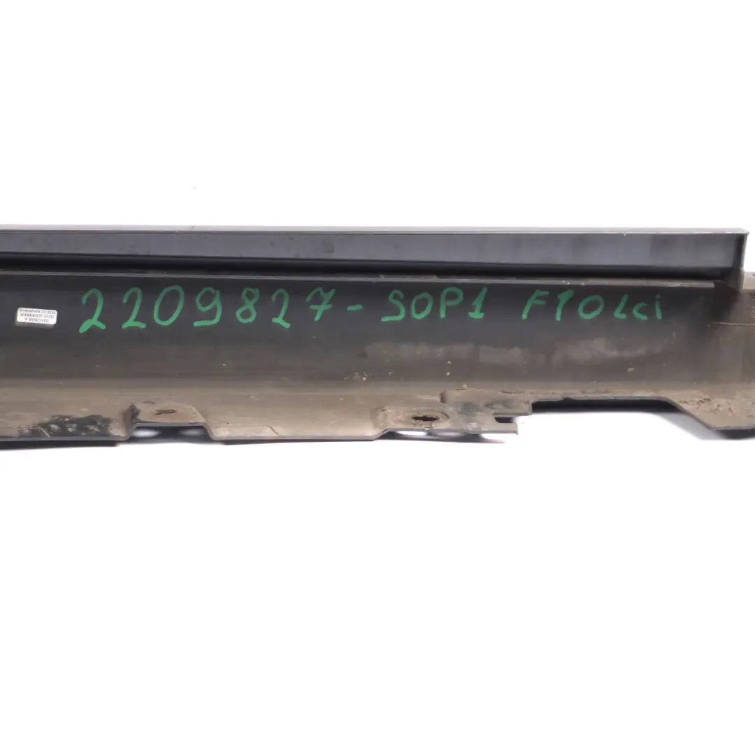 BMW F10 F11 Side Skirt Door Sill Cover Panel Left N/S Sophistograu Grey - A90 - SKU 2209827-SOP1 - Part number 2209827
