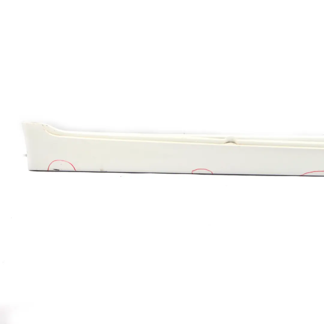 Side Skirt Right O/S Sill Cover Panel F11 Alpinweiss Alpine White - 300 to BMW F10 with Part number 2209828 BMW F10 Side Skirt Right O/S Sill Cover Panel F11 Alpinweiss Alpine White - 300 - SKU 2209828-AW - Part number 2209828