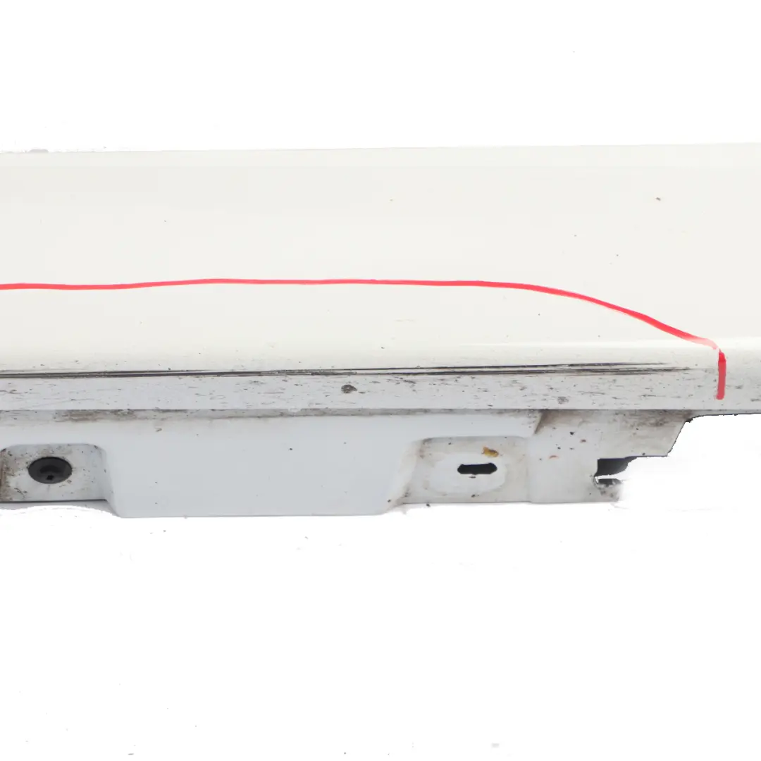 BMW F10 Side Skirt Right O/S Sill Cover Panel F11 Alpinweiss Alpine White - 300 - SKU 2209828-AW - Part number 2209828