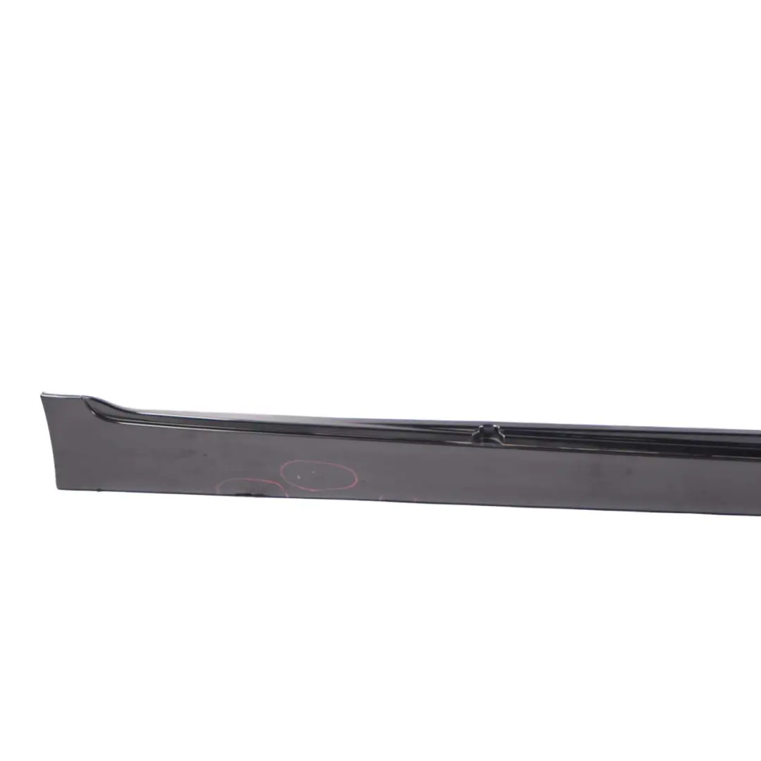 BMW F10 Side Skirt Right O/S Sill Cover Panel F11 Black Sapphire Metallic - 475 - SKU 2209828-BS - Part number 2209828