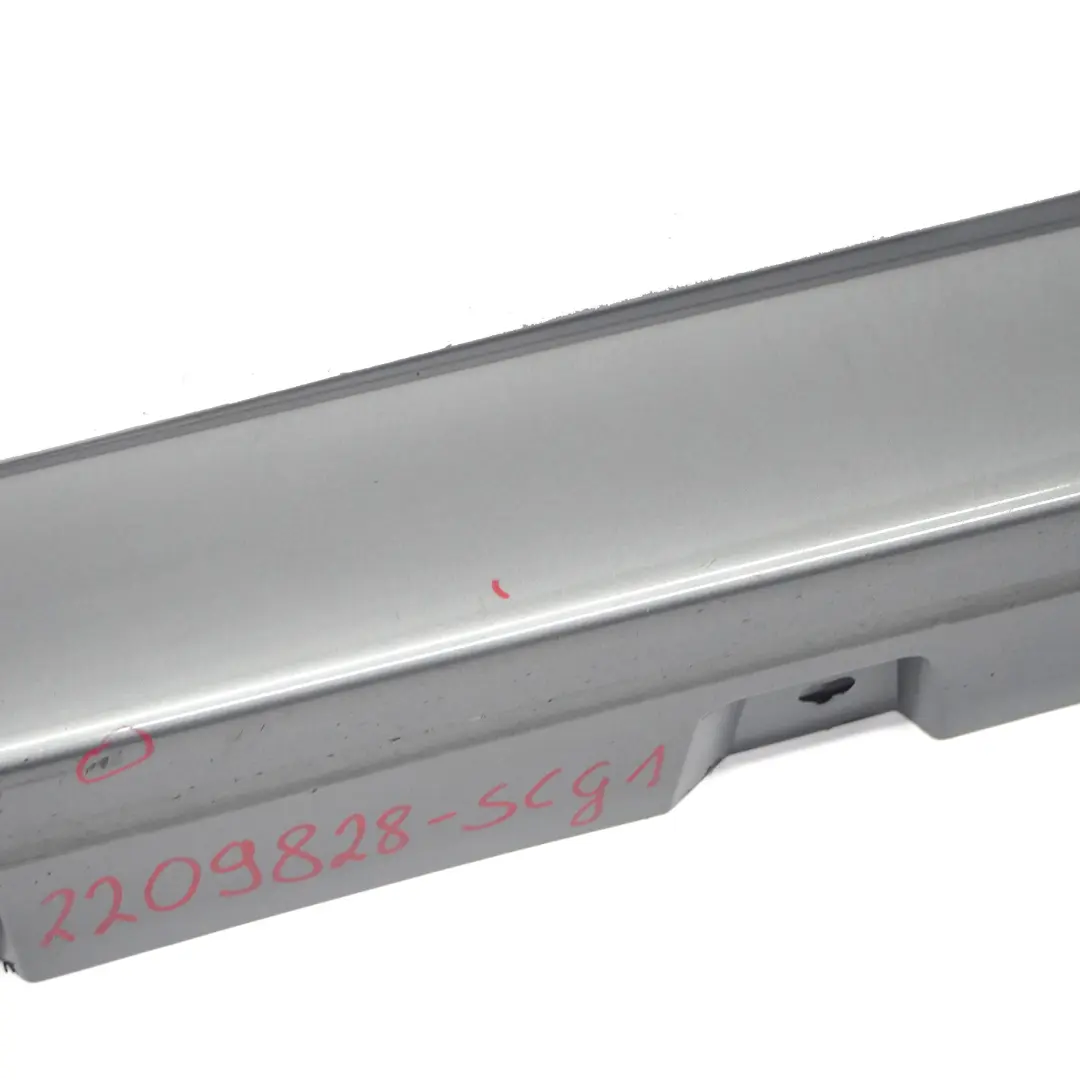 Side Skirt Door Sill Cover Panel Right O/S Spacegrau Grey - A52 to BMW F10 F11 with Part number 2209828 BMW F10 F11 Side Skirt Door Sill Cover Panel Right O/S Spacegrau Grey - A52 - SKU 2209828-SCG1 - Part number 2209828