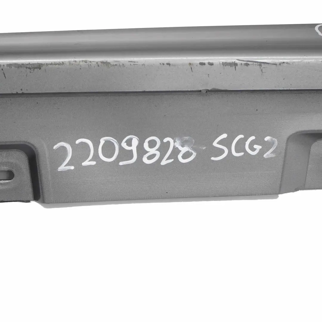 BMW F10 F11 Side Skirt Door Sill Cover Panel Right O/S Spacegrau Grey - A52 - SKU 2209828-SCG2 - Part number 2209828